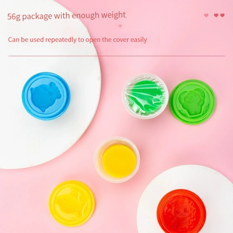 Deli 67804 Plasticine 12 colors non-stick color clay safe puzzle clay set