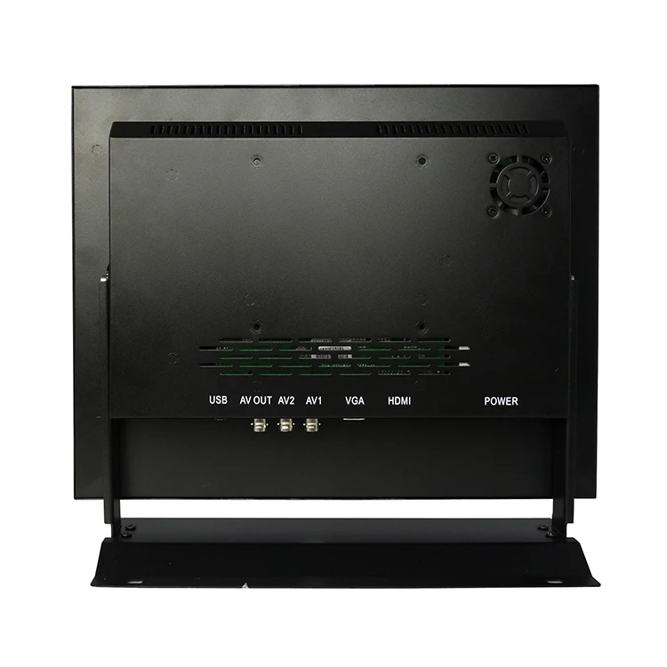 15 Inch Monitor Audio 175 Security Monitor HD AV BNV VGA USB High Sensitive Metal Housing Remote Control With Wall Bracket