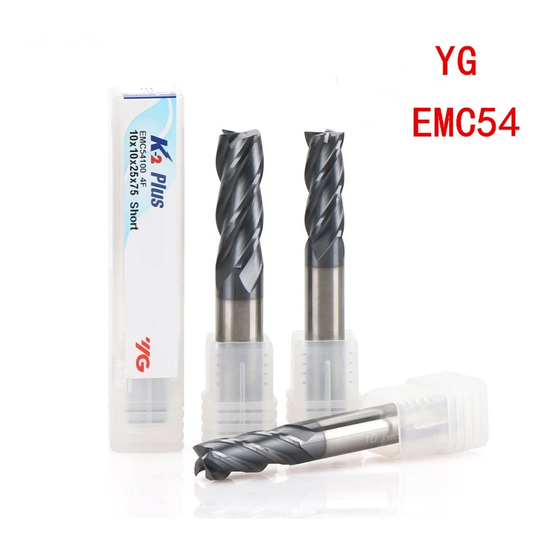 YG cnc Solid HSS 4-blade End Mill Cnc Cutter Tool Face Milling Cutter