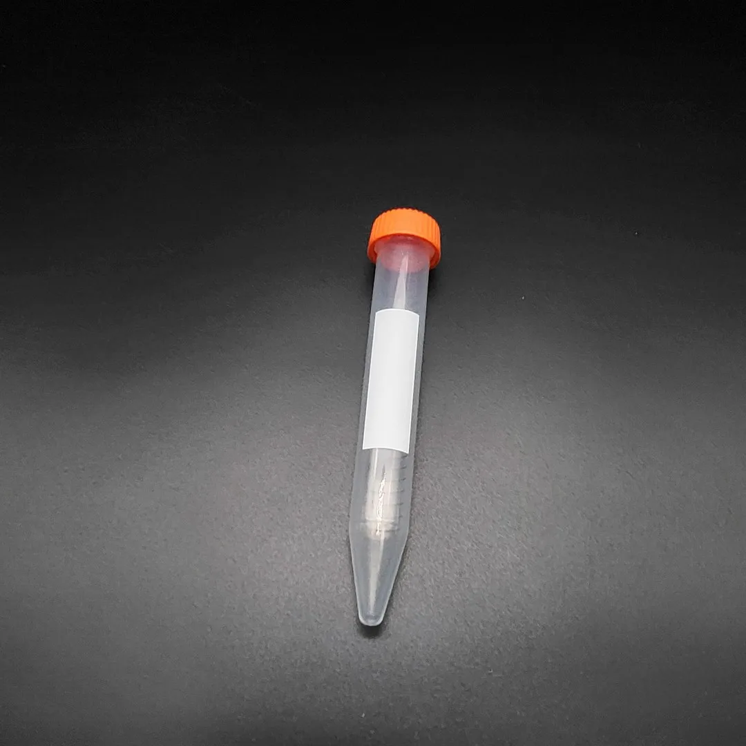 15ml   Clear PP Material Conical Bottom Centrifuge Tube with Screw lid