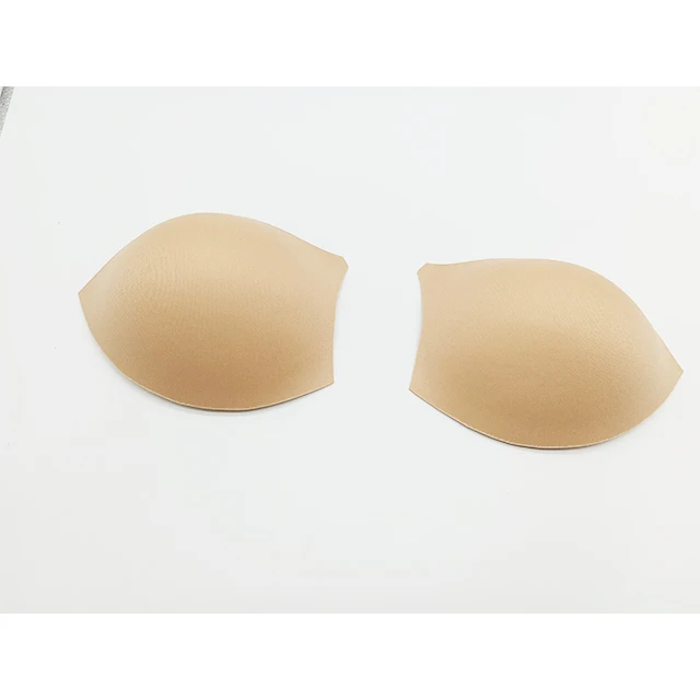 Oekotex Molded Swimming Triangle Bra Padding Bra Cup Moldable Bra Cups Insert For Women