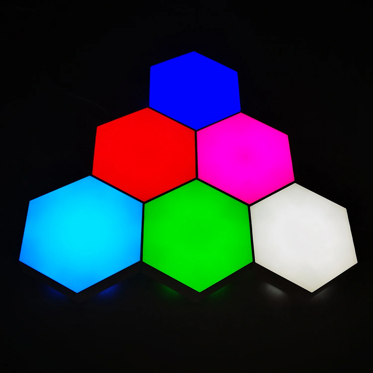 new product ideas 2023 diy hexagon led honeycomb lights wall sconce  bracket light for gaming room accessories
