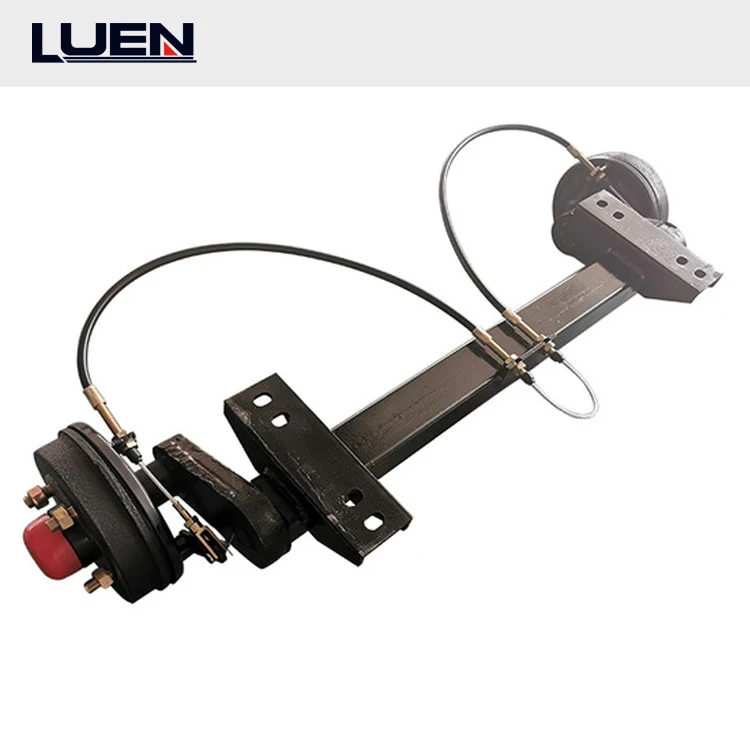 Торсионная ось дискового тормоза LUEN 2000 кг, небольшая ось прицепа для гидравлического прицепа