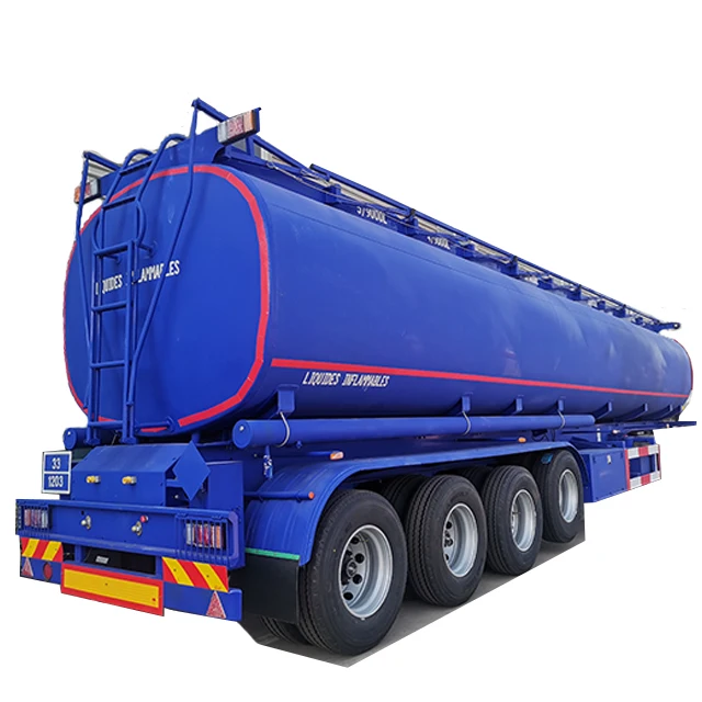 China Manufacture TONGYA Hot Sale 4 Axle 45000Liter Fuel Oil Tanker Semi Trailer