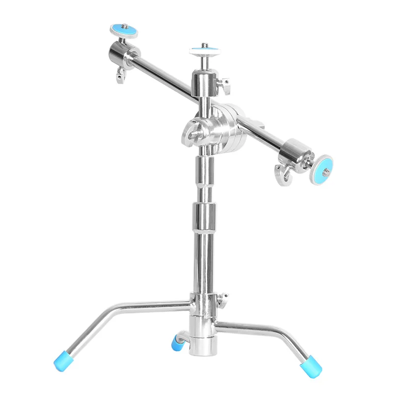 Mini Pocket C Stand with Boom Arm and Grip Head Mini Ball Head for Table Top Photography Studio Video Lighting light stand