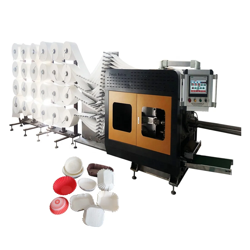 JDGT-R24 Type Full Automatic Roll Case Paper Cake Tray Forming  Machine