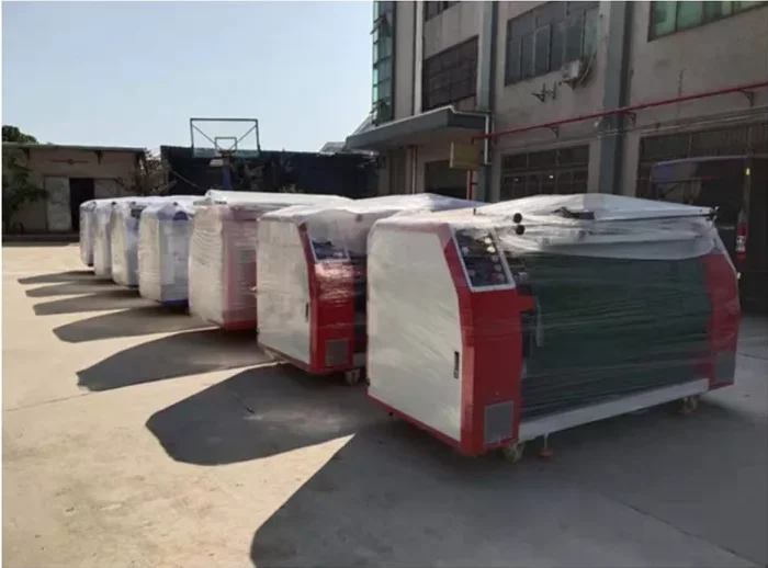 Roll to roll sublimation heat transfer printing machine industry mass production Oil roller heat press