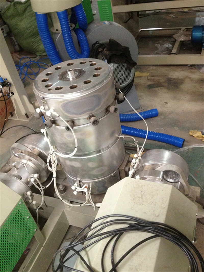 Hot sale aba plastic HDPE LDPE film extruder blowing machine three-layer Co-extrusion ABA film blown machines