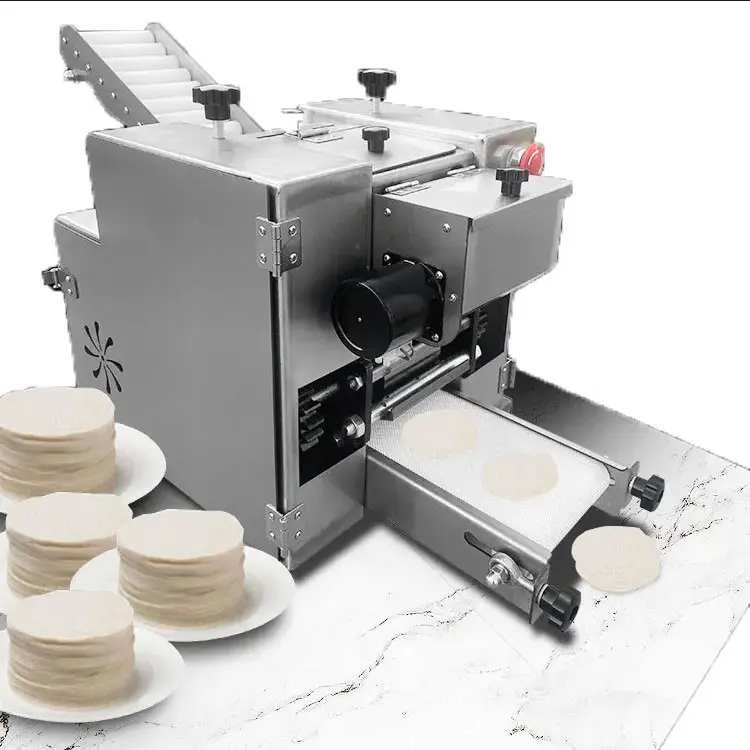 Commercial Flour Tortilla Roti Chapati Arabic Pita Bread Dumpling Samosa Empanada Dumpling Wrapper Machine
