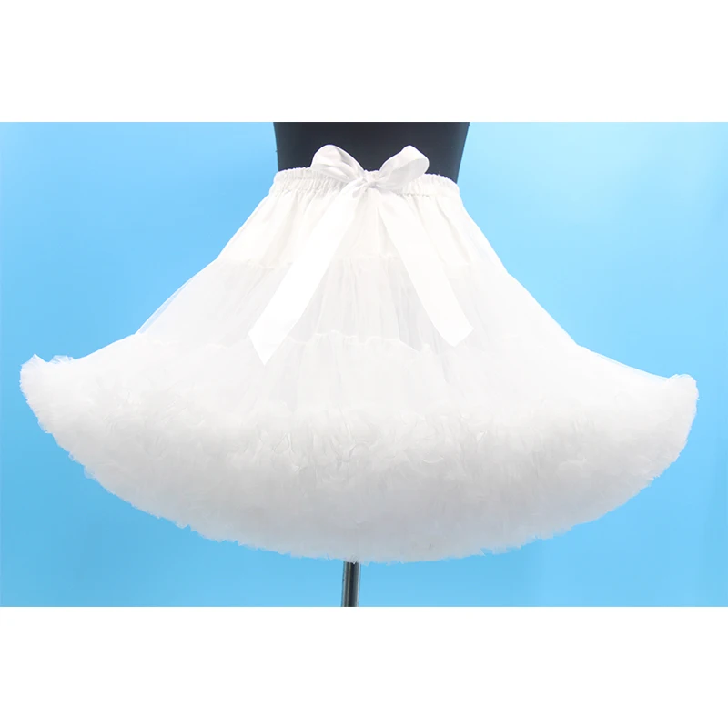 2021 new Upgraded version adult pettiskirt Multilayer tulle skirt fluffy lady skirt