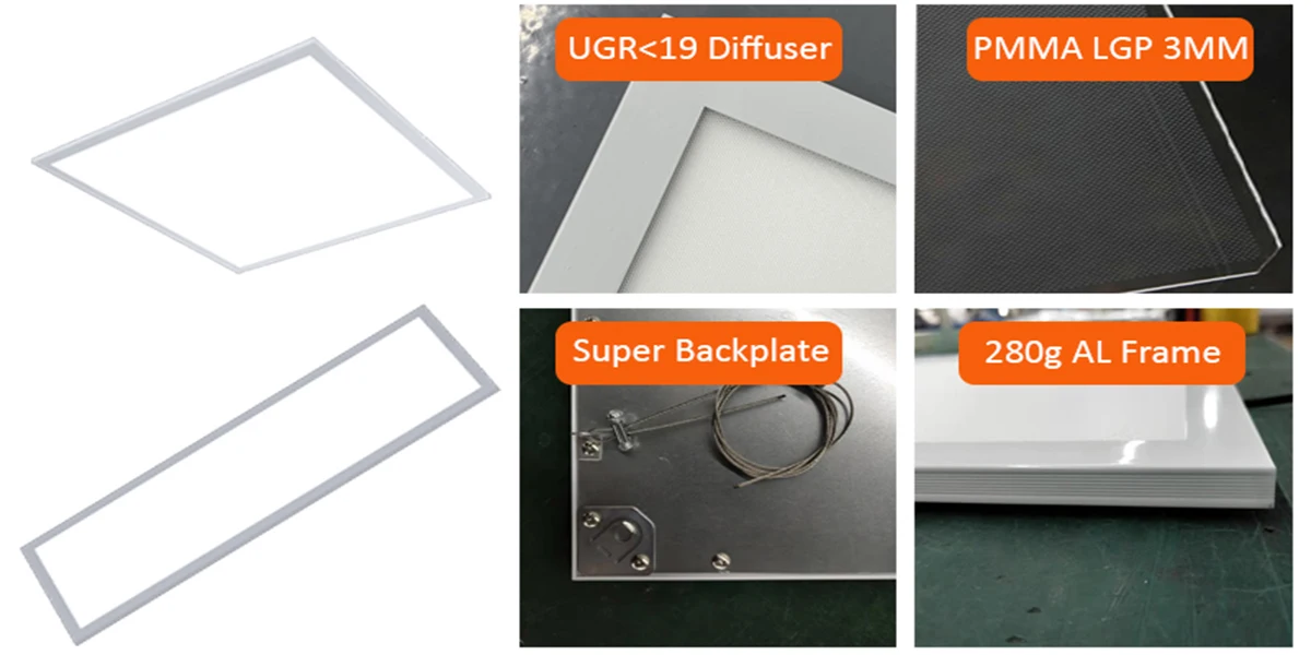 2022 New Hot Sale Led Commercial Surface Flat Fixture Panel Lights Ceiling Linkable Linear Tube Lamp Batten