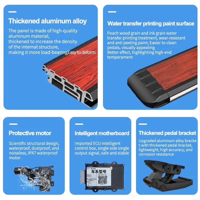 WEIJIA High Quality Auto Part SUV Automatic Power Running Boards For Suzuki Jimny Electric Retractable Size Step