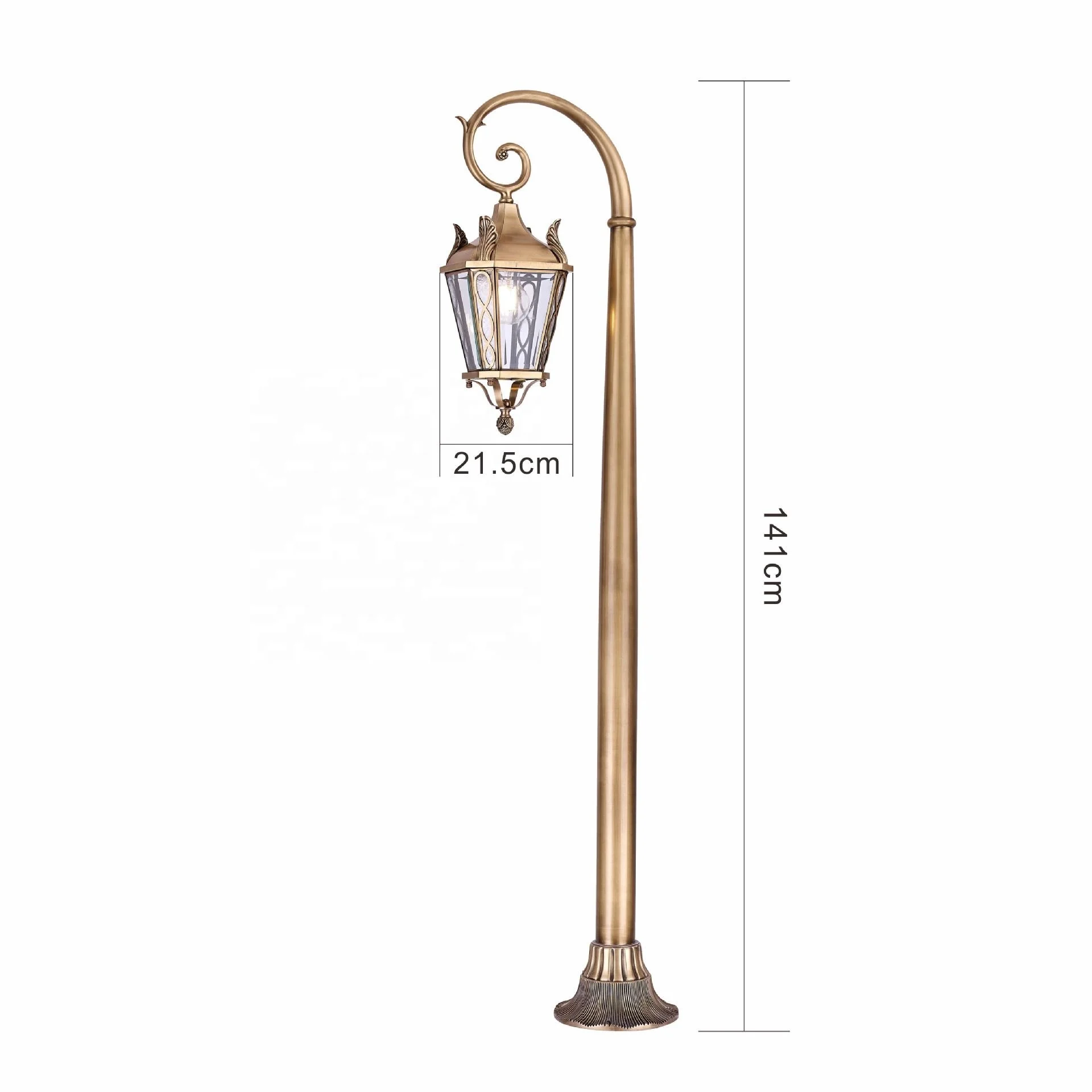 Luxury all copper palace European e27 waterproof outdoor garden light classical decoration indoor/outdoor decorative light