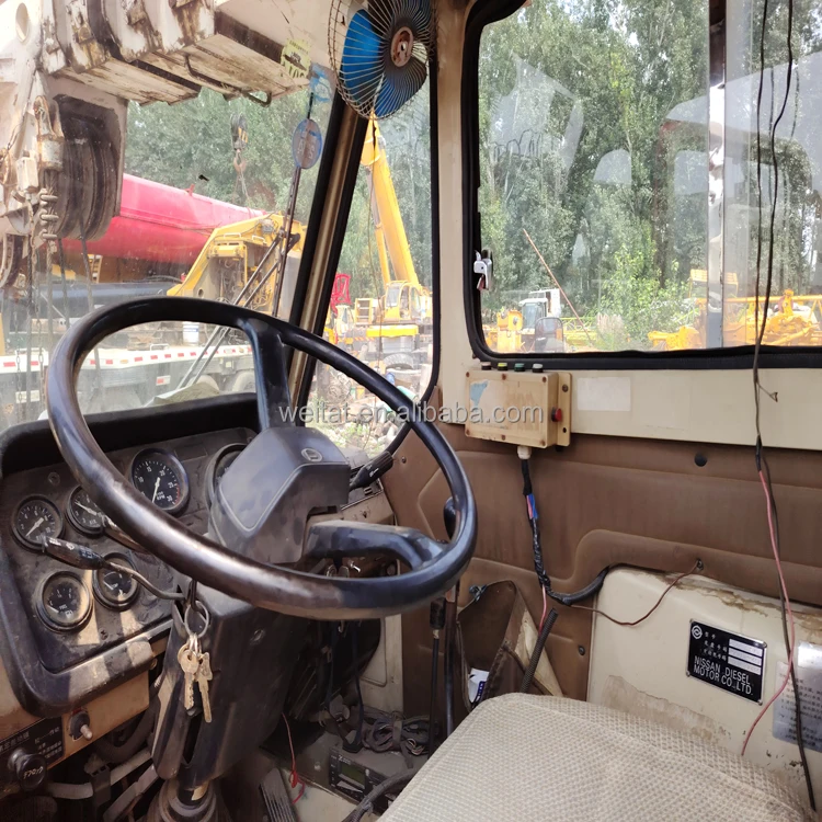 Used 1998 year Tadano 50 ton TG-500E lifting and transporting heavy objects truck crane for building construction