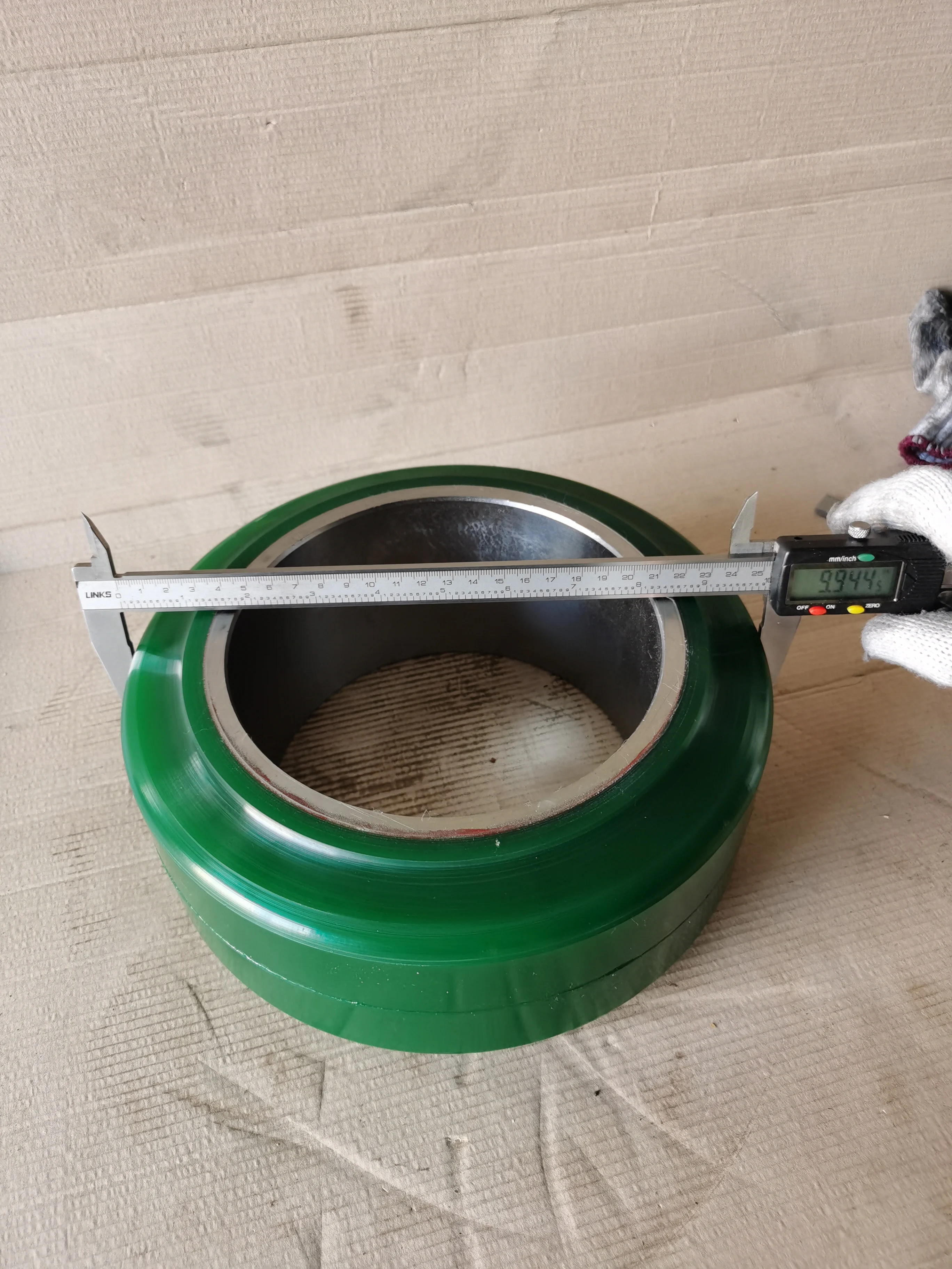 mitsubishi parts 452119100 10 inch 10x4x6.5 solid press on pu wheels caster heavy duty