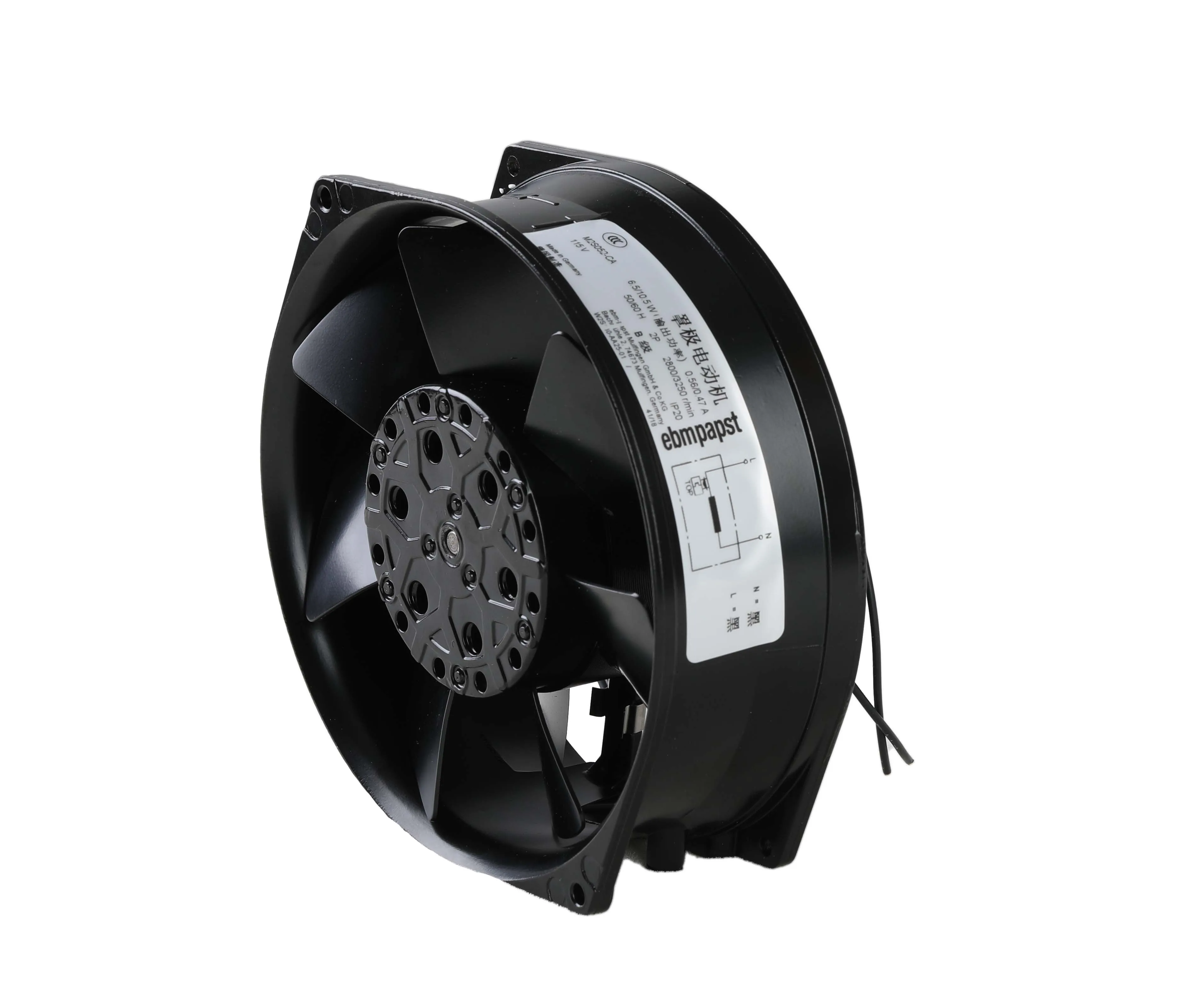 W2S130-AA25-01 ebmpapst axial compact fan EBM-PAPST  Type:W2S130-AA25-01  W2S130-AA25-01  EBM  fan  115V