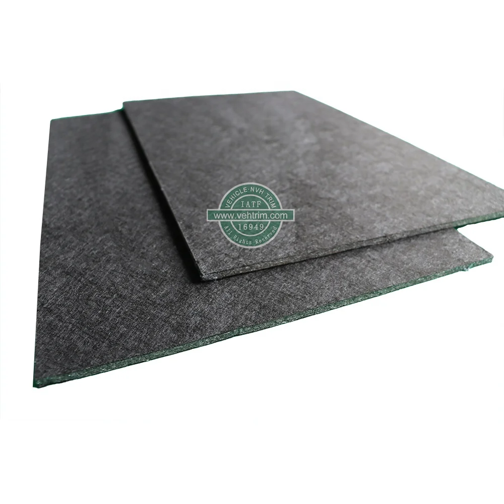 High Quality Felt Automotive Absorbing Panels Sound Deadening Insulation Glass Fiber Sheet For Parcel Shelf Body