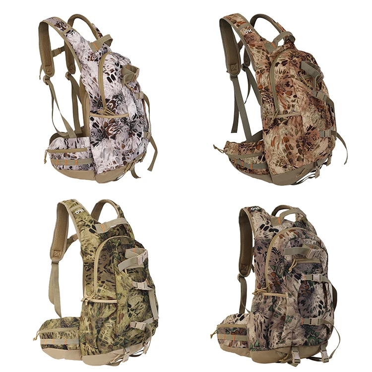 Outdoor 20L to 40L digital  camo camouflage double shoulder blind hunting accessories customize backpack bag