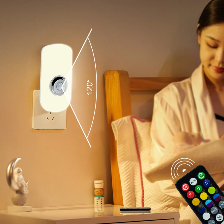 LED Plug in Night Light Super Smart 6 Pack UK Socket Dusk to Dawn Sensor Lights