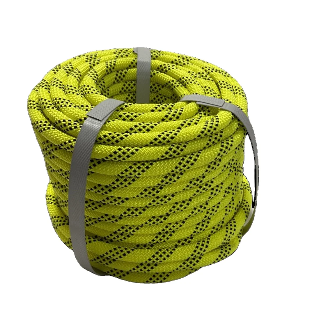Outdoor rock climbing equipment downhill rope climbing rope safety climbing rope