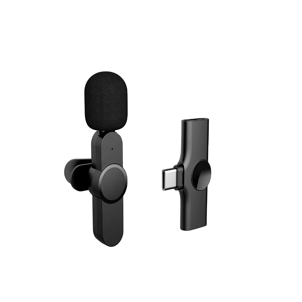 Hot Sale Wireless collar small microphone for phone Live Broadcast mini 20M distance lapel wireless microphone