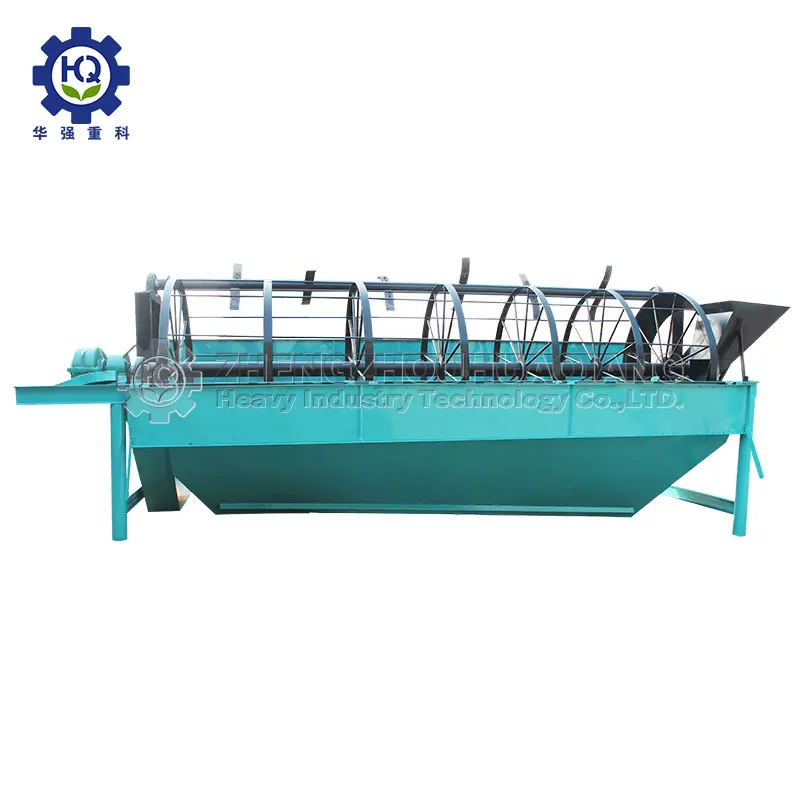 Organic compost compound fertilizer drum sieve screening machine