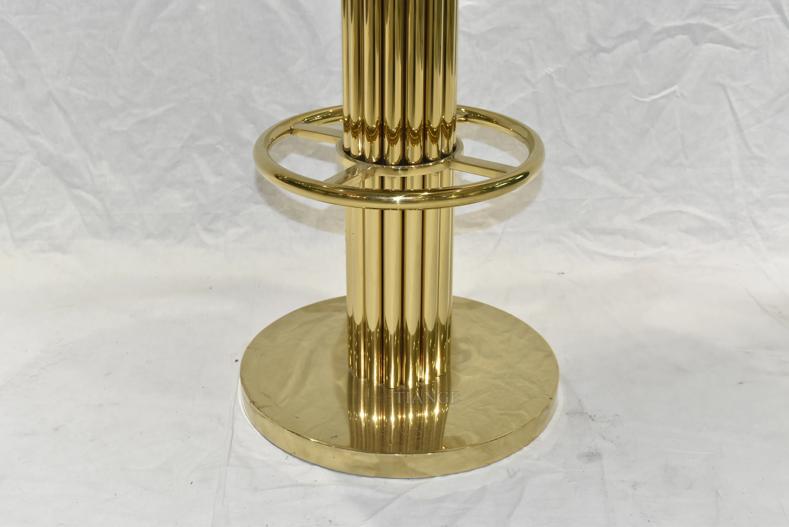 Creative home high chair hotel bar back custom chair Factory direct supply light luxury stainless Gold Metal steel bar chair