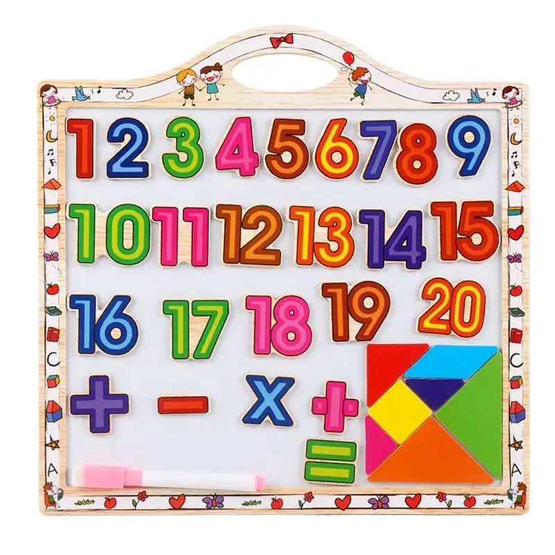 Education Baby Colorful Toy Alphabet Letters And Numbers Custom Magnetic Alphabet Fridge Letters