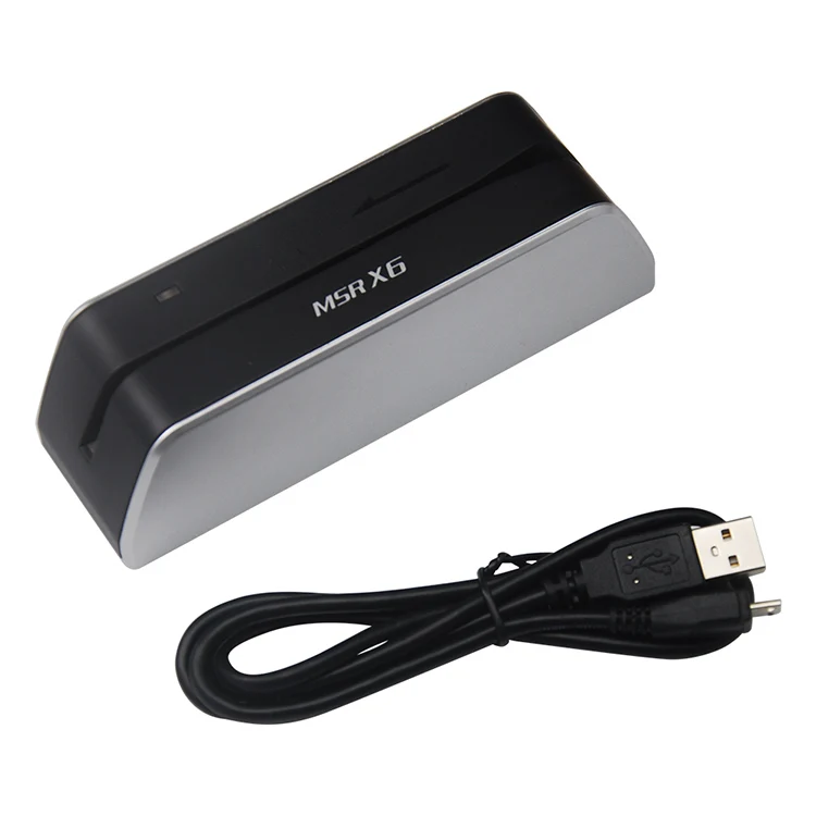 Msrx6 USB-накопитель магнитных карт записывающее устройство HiCo