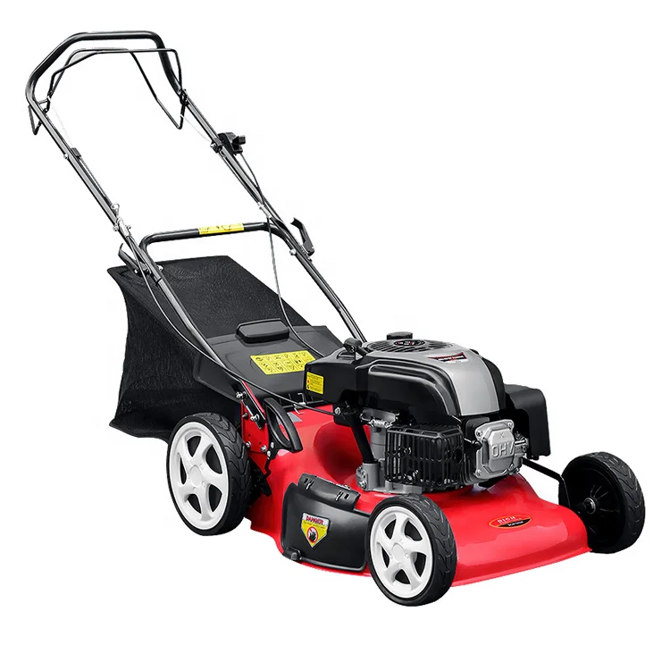 ZZGD Gasoline lawn mower self-proelled garden lawn mower 18 inch lawn mower