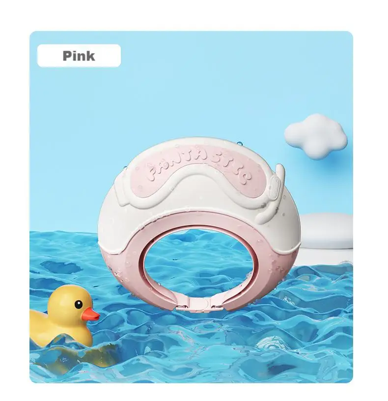 Adjustable Animal Eyes Ears Protective Reusable Waterproof Bath Visor Shampoo Shower Baby Kids Wash Hair Cap Hat