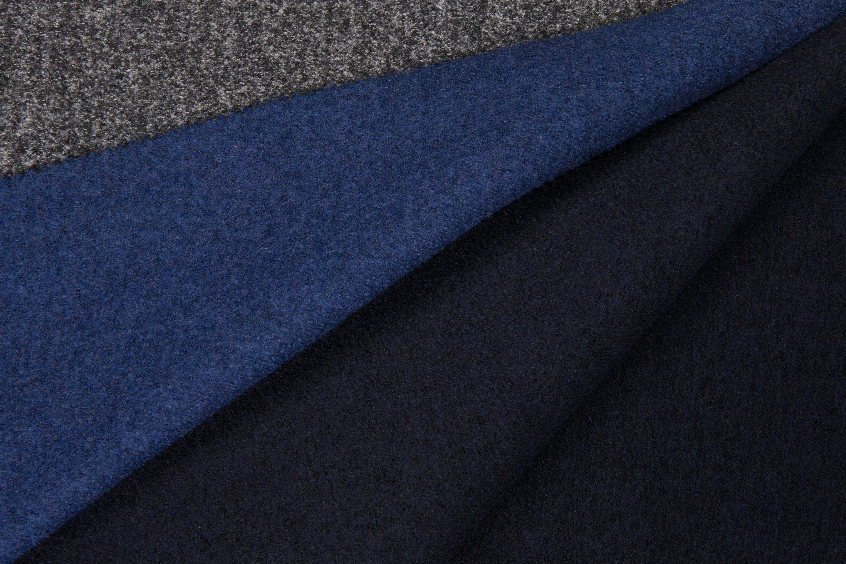Latest hot selling  luxury Italian cashmere fabric yarn blending Australian Merino wool polyester suiting fabric for coats