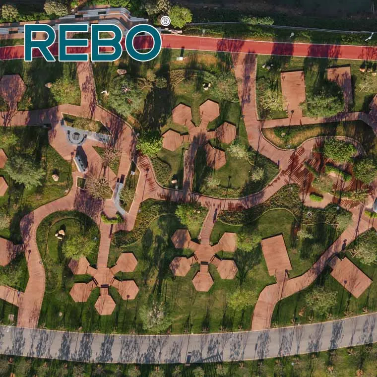 High density outdoor patio playground decking floor bamboo composite decking board