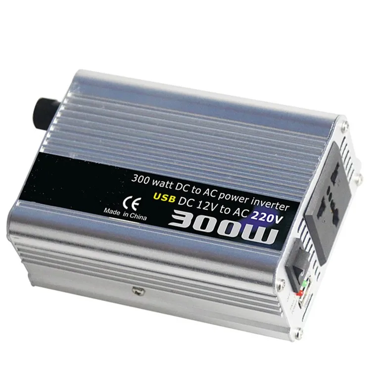 Popular Selling 300W DC12V 24V AC 110V 220V Solar Micro Inverter Power Supply for Car Appliance