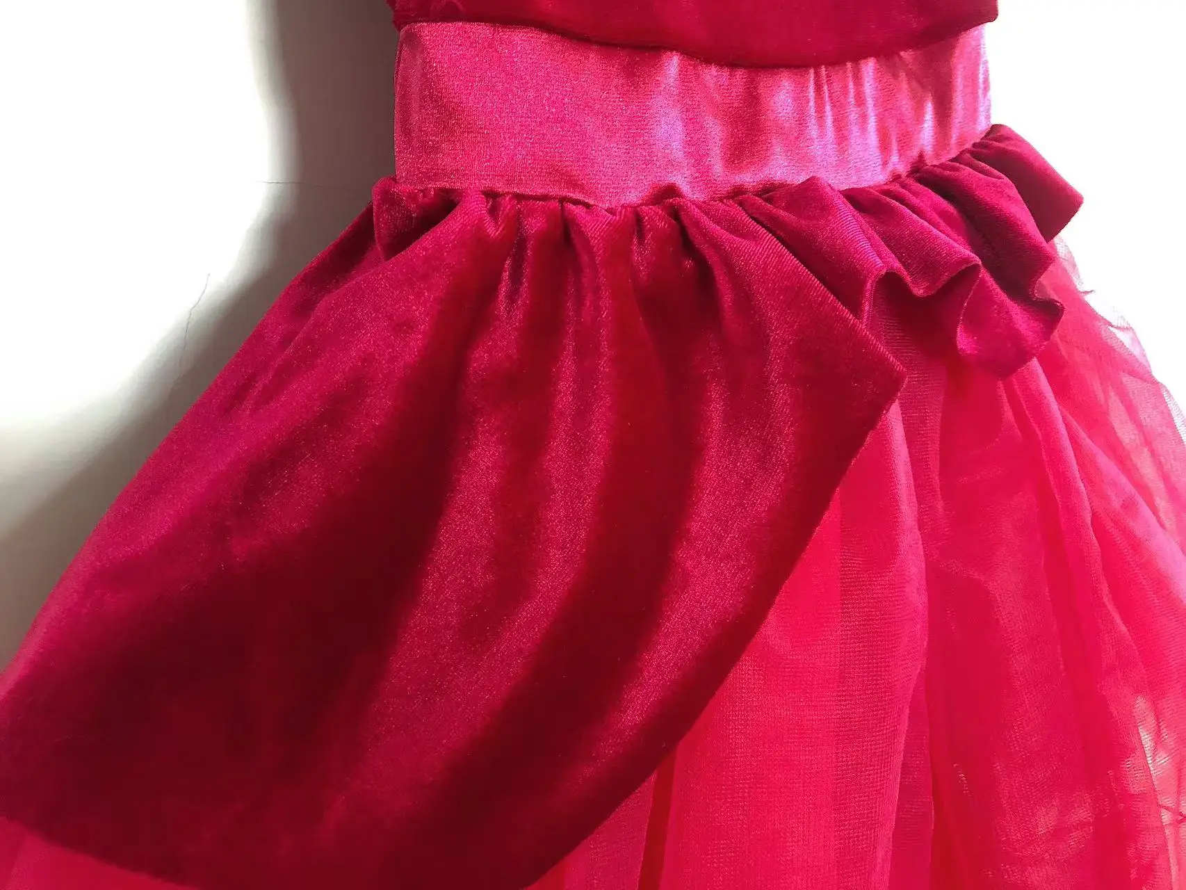 Beaded Floral Applique at Shoulder Polyester/Spandex Lyrical Jackets Velvet Bodice Top Skirt Cap Sleeve Dresses for Dance Wear