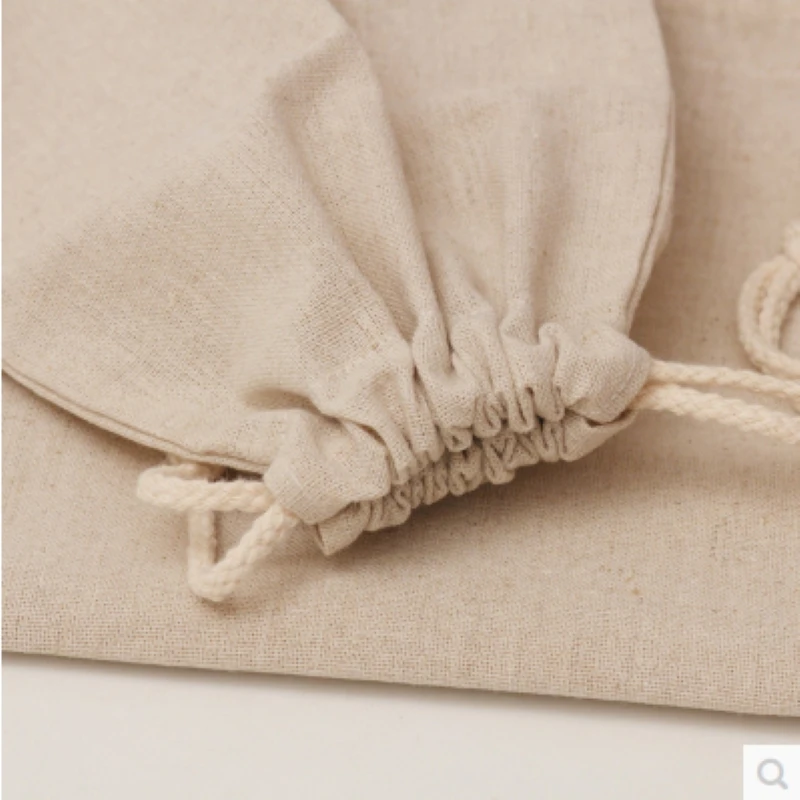 High quality cheap mini jute drawstring bag linen fabric pouch for jewelry gift accessories cosmetics storage and packaging