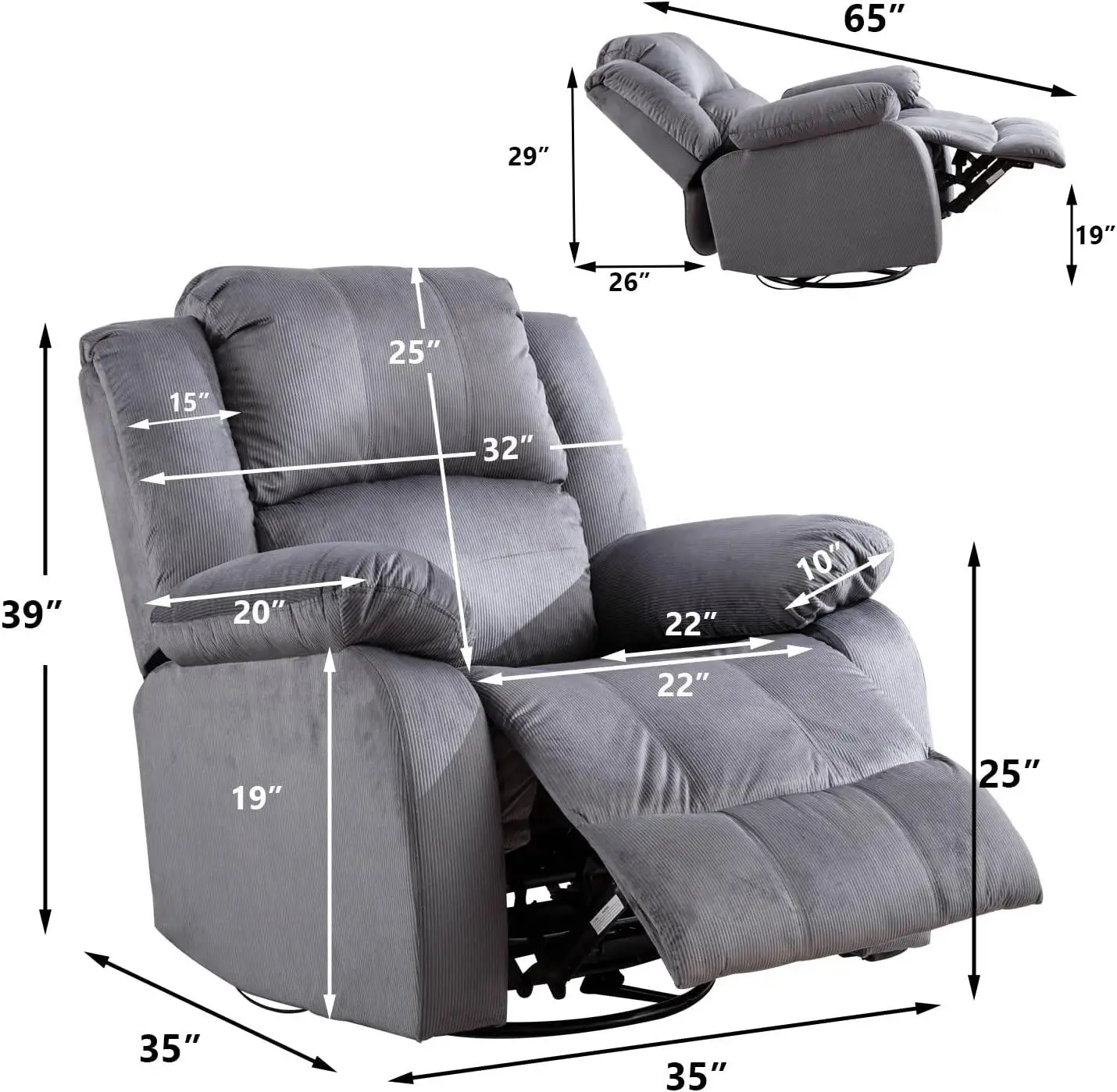 High Quality Living Room Relax Smart Sofa Lazyboy Power Lift Electric Recliner