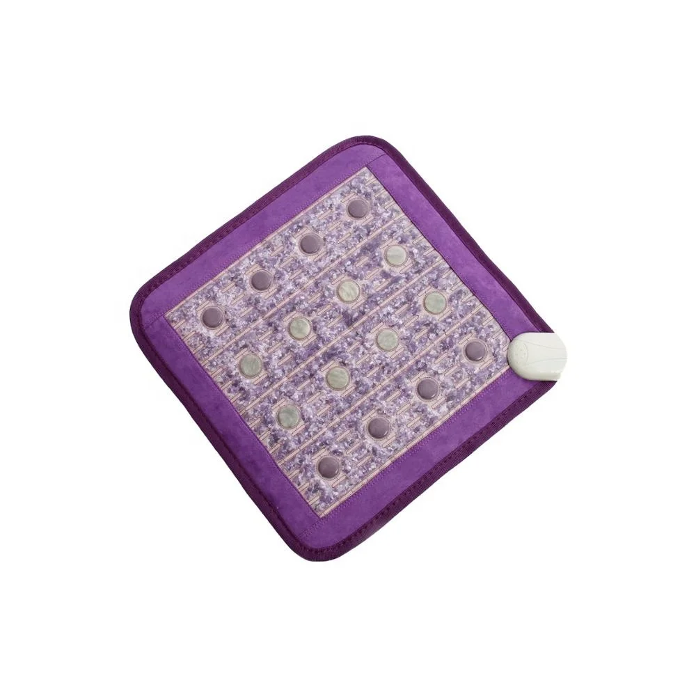 Массажный коврик Fanocare с аметистом и турмалином нагревательный для