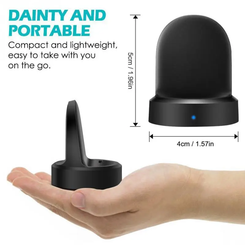 
Wireless Dock Charger For Samsung Watch Gear S3 S2 Frontier with USB Cable Whosale 