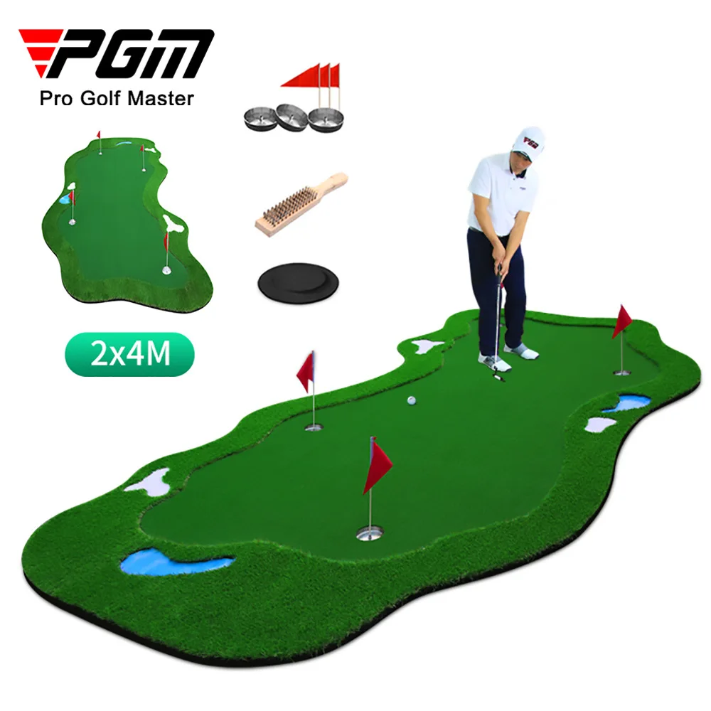 PGM GL016 custom golf grass putting green golf training aids mini outdoor golf putting green