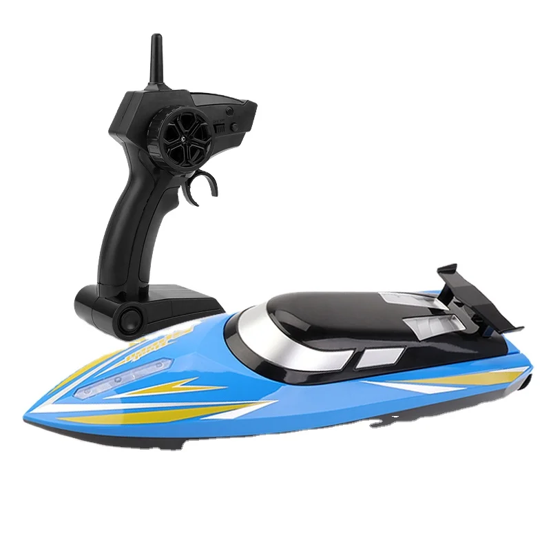 2.4g Large Remote Control Fast Boat Toy Electric Plastic Outdoor AA Battery Rc Charger Kids Accessory Plastics Box 14 Years & up