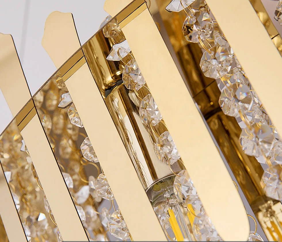 lighting manufacturer cheap price hotel lobby home indoor decor crystal ceiling pendant lights chandelier