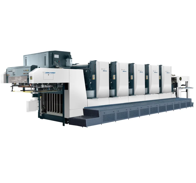 Chinese manufactured offset press large-sized printing machine 5 color offset printing machine XJ103