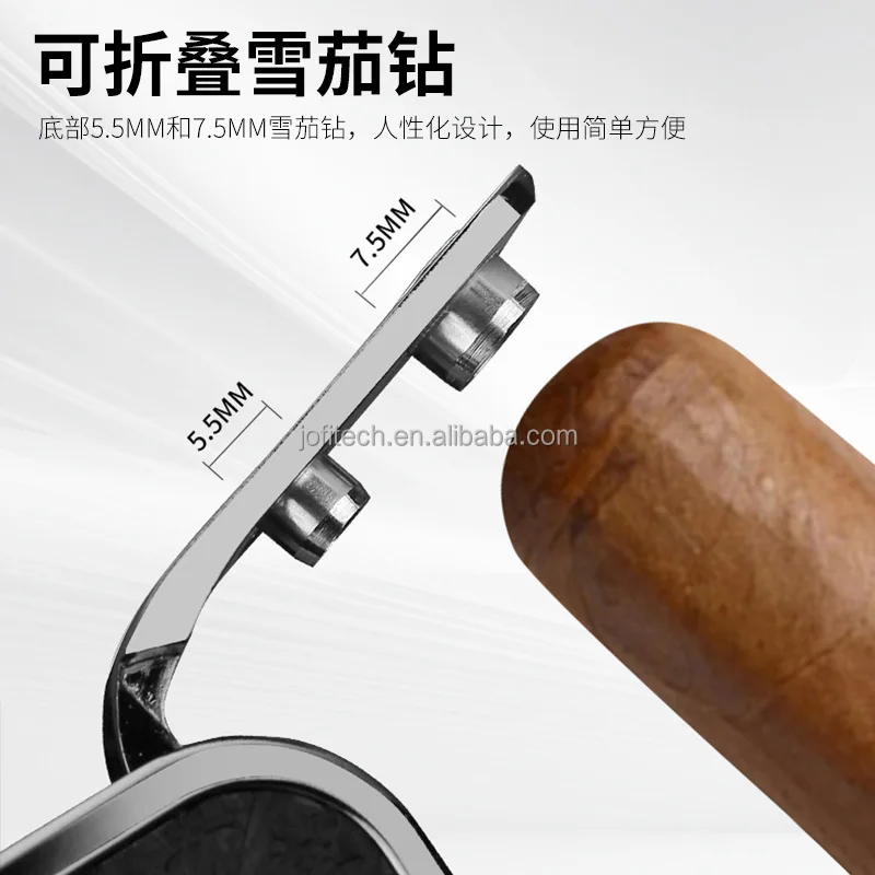 Unique Design with Customize Logo Refillable Windproof Jet Flame and Soft Flame Torch Cigar Lighter with Cigar Punch