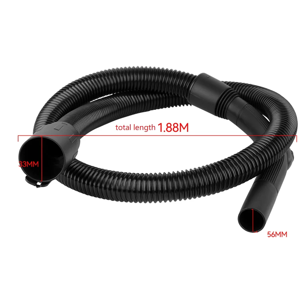 33mm 56mm Industrial Wet Dry Vacuum Cleaner Plastic Flexible Suction Hose Fit for Puppy807