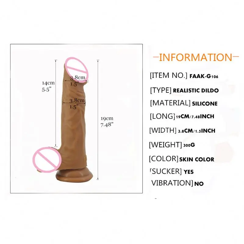 Solid Silicone Mixed Color Masturbator Features Simulated Penis Adult Thick Silicone Anal Plug Dildo toy for women & man