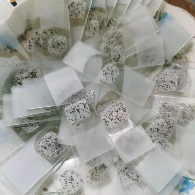 Geography Mineral Rock Slides thin stone section sets grinding Microscope Prepared educational slides for teaching and studying