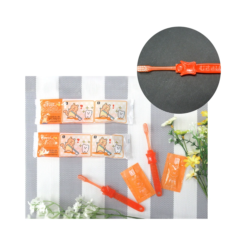 
Flying squirrel orange flavor toothpaste not folding kids adult toothbrush travel set 