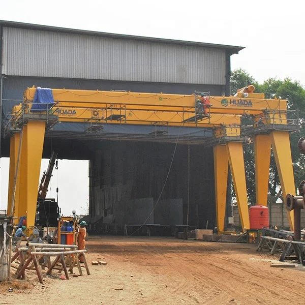 500 ton frame type hydraulic for ship building gantry crane used in shipyard