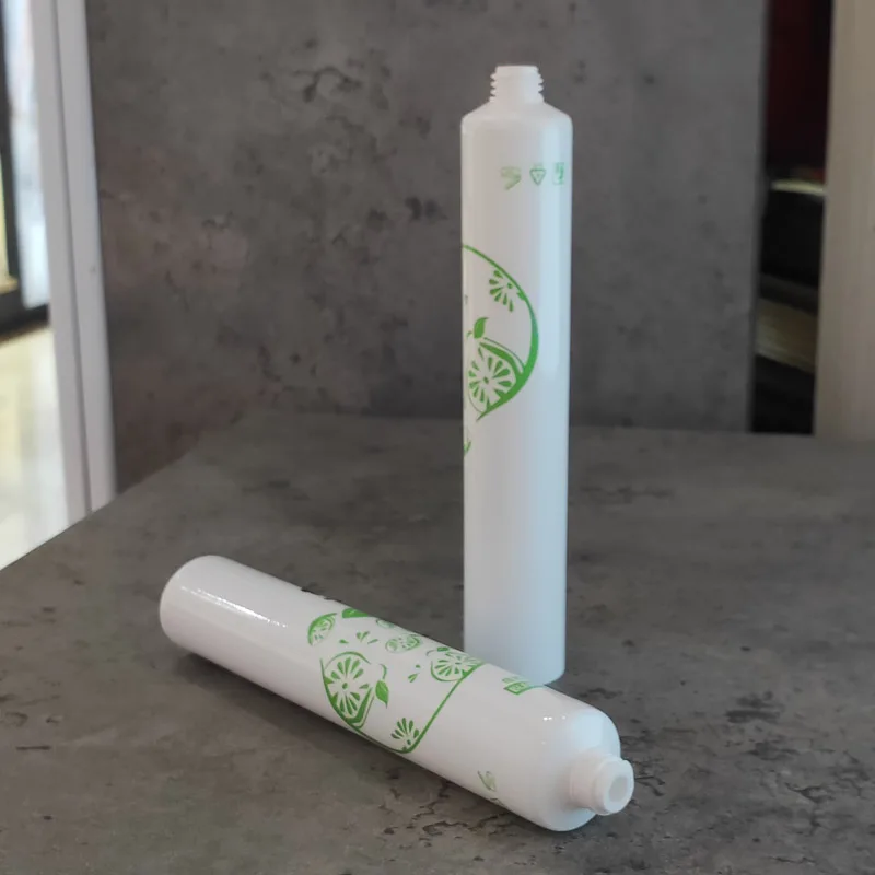 
silk screen printing small tube 20g ointment repairs skin packaging cosmetic plastic cream tube with octagonal cap 